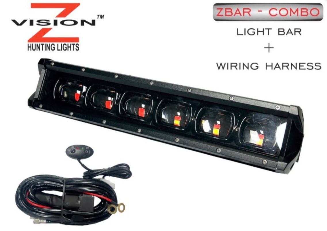 Z-Vision Light Bar - 6 + Wiring Harness
