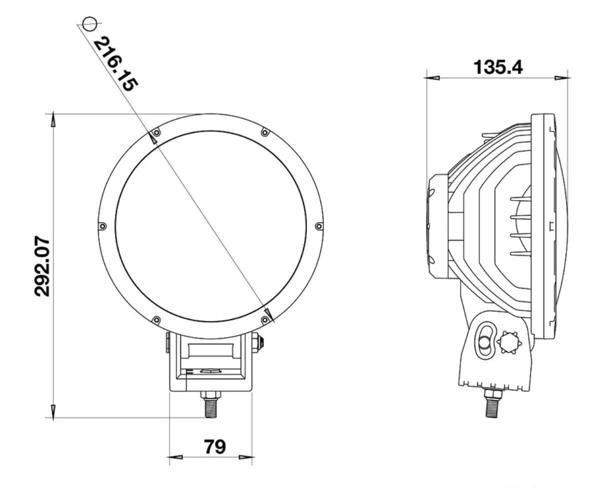 Max Lume 210mm LED